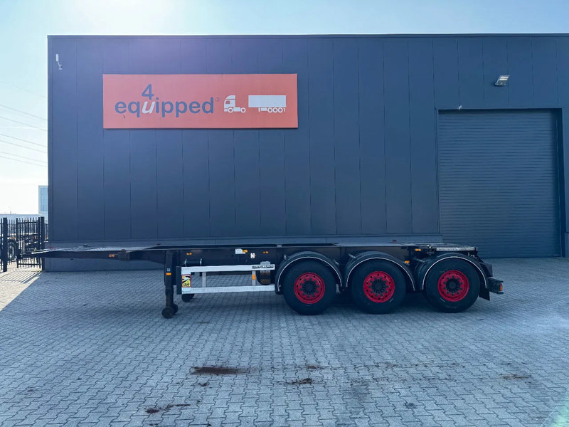 Burg 20FT/3-axles, SAF INTRADISC, ADR (EXII, EXII, FL, AT), 2x LIFTAXLE, NL-Chassis - Xe chở container/ Sơ mi rơ moóc hoán đổi thân: hình 4 Burg 20FT/3-axles, SAF INTRADISC, ADR (EXII, EXII, FL, AT), 2x LIFTAXLE, NL-Chassis - Xe chở container/ Sơ mi rơ moóc hoán đổi thân: hình 4