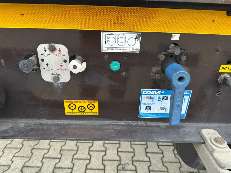 Xe chở container/ Sơ mi rơ moóc hoán đổi thân Burg 20FT ADR (EX/II, EX/III, FL, AT) Chassis, leeggewicht: 3.690kg, SAF INTRADISC, 2x Liftaxle, NL-chassis, APK: 08-2025: hình 18
