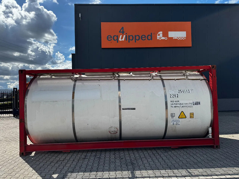 CIMC 20FT ISO, 25.050L / 1-COMP / 3 BAFFELS / T12 / 22K2 / 4 manholes / ADR valid until 11/2026 - Bồn chứa: hình 2 CIMC 20FT ISO, 25.050L / 1-COMP / 3 BAFFELS / T12 / 22K2 / 4 manholes / ADR valid until 11/2026 - Bồn chứa: hình 2