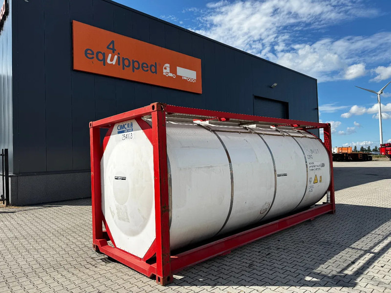 CIMC 20FT ISO, 25.050L / 1-COMP / 3 BAFFELS / T12 / 22K2 / 4 manholes / ADR valid until 11/2026 - Bồn chứa: hình 1 CIMC 20FT ISO, 25.050L / 1-COMP / 3 BAFFELS / T12 / 22K2 / 4 manholes / ADR valid until 11/2026 - Bồn chứa: hình 1