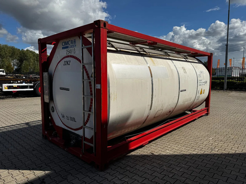 CIMC 20FT ISO, 25.050L / 1-COMP / 3 BAFFELS / T12 / 22K2 / 4 manholes / ADR valid until 11/2026 - Bồn chứa: hình 4 CIMC 20FT ISO, 25.050L / 1-COMP / 3 BAFFELS / T12 / 22K2 / 4 manholes / ADR valid until 11/2026 - Bồn chứa: hình 4