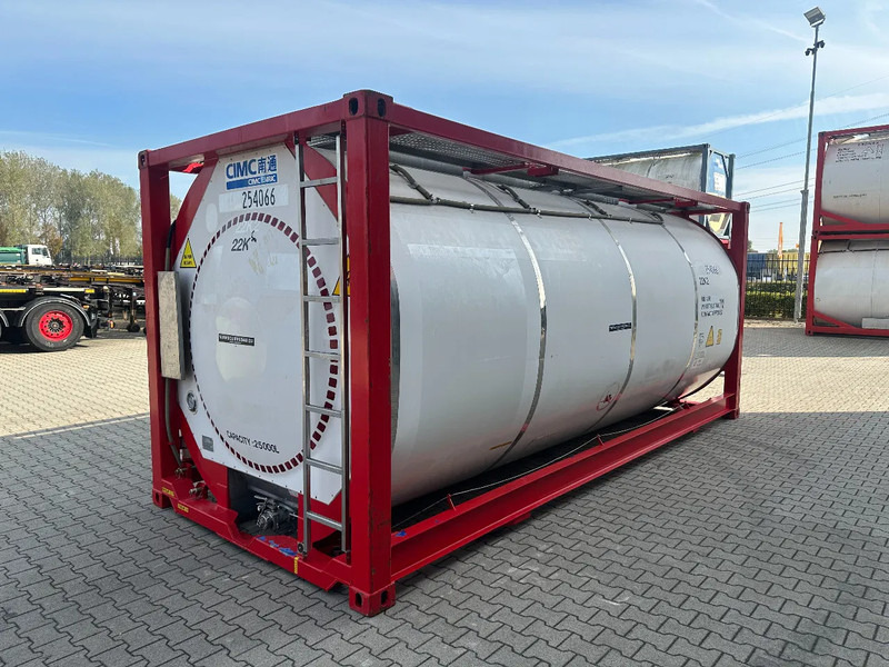 CIMC 20FT ISO, 25.060L / 1-COMP / 3 BAFFELS / T12 / 22K2 / 4 manholes / ADR valid until 12/2026 - Bồn chứa: hình 4 CIMC 20FT ISO, 25.060L / 1-COMP / 3 BAFFELS / T12 / 22K2 / 4 manholes / ADR valid until 12/2026 - Bồn chứa: hình 4