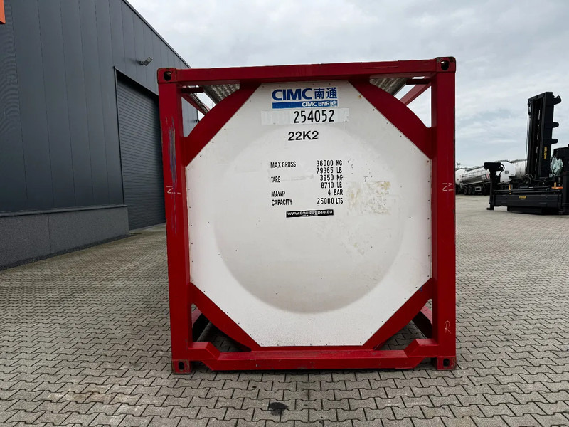 CIMC 20FT ISO, 25.080L / 1-COMP / 3 BAFFELS / T12 / 4 manholes / ADR valid until 02/2027 - Bồn chứa: hình 5 CIMC 20FT ISO, 25.080L / 1-COMP / 3 BAFFELS / T12 / 4 manholes / ADR valid until 02/2027 - Bồn chứa: hình 5