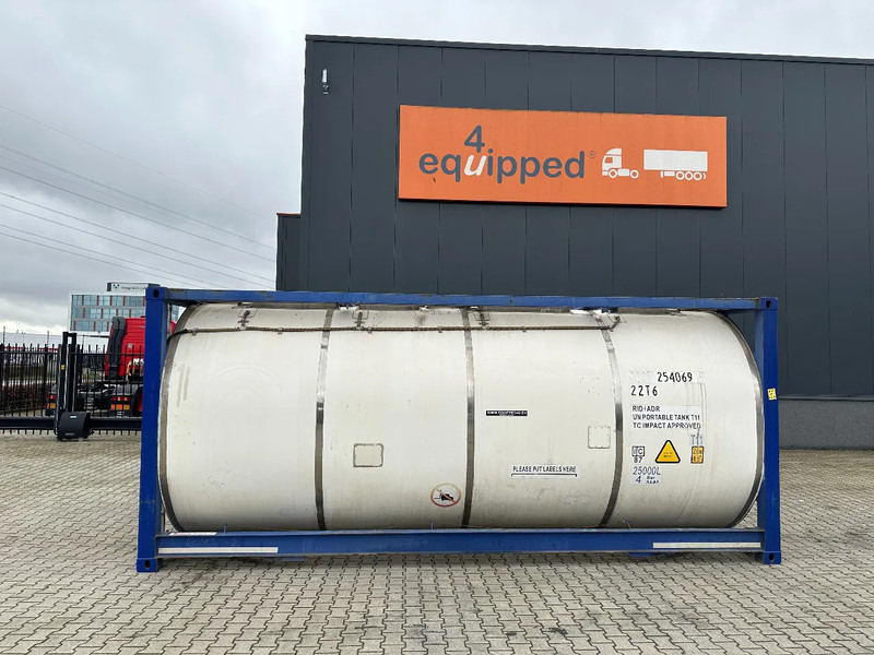 CIMC 20FT ISO, 25.090L / 1-COMP / 3 BAFFELS / T12 / 4 manholes / ADR valid until 06/2027 - Bồn chứa: hình 3 CIMC 20FT ISO, 25.090L / 1-COMP / 3 BAFFELS / T12 / 4 manholes / ADR valid until 06/2027 - Bồn chứa: hình 3