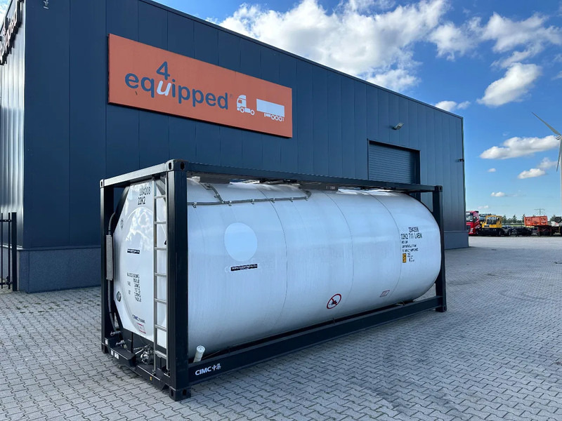 CIMC NEW / UNUSED, for FOOD STUFF or CHEMICAL, 20FT ISO, 25.030L, L4BN, UN Portable, T11, test: 1-2027 - Bồn chứa: hình 1 CIMC NEW / UNUSED, for FOOD STUFF or CHEMICAL, 20FT ISO, 25.030L, L4BN, UN Portable, T11, test: 1-2027 - Bồn chứa: hình 1