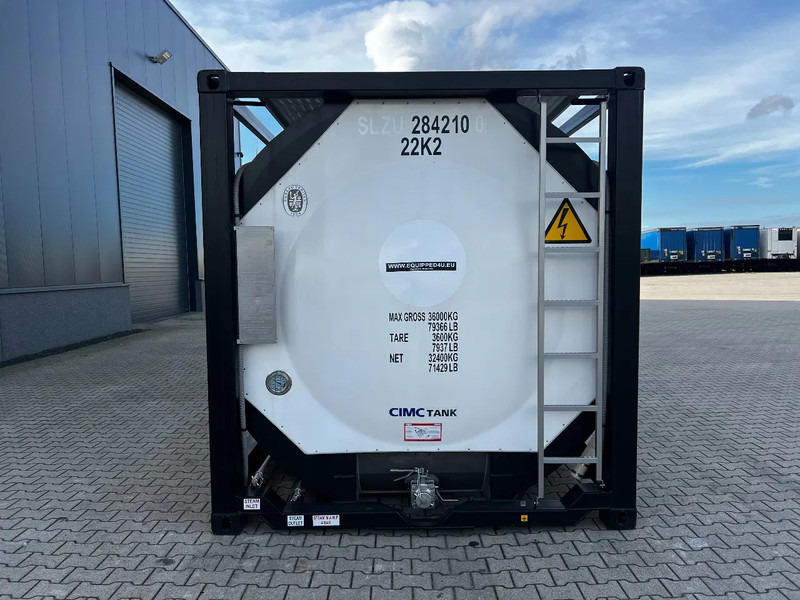 CIMC UNUSED, BOTH FOOD STUFF/CHEMICAL USE, 20FT ISO, 25.000L, L4BN, UN Portable, T11, test: 1-2027 - Bồn chứa: hình 5 CIMC UNUSED, BOTH FOOD STUFF/CHEMICAL USE, 20FT ISO, 25.000L, L4BN, UN Portable, T11, test: 1-2027 - Bồn chứa: hình 5