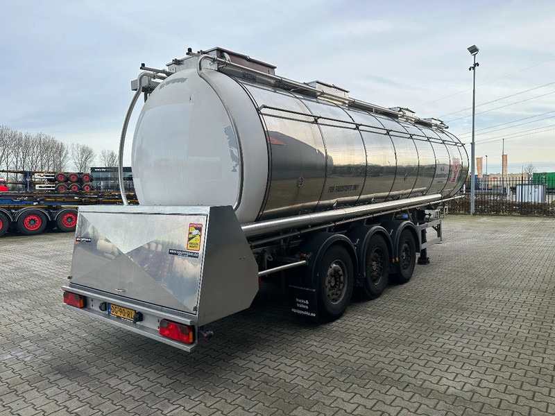 Feldbinder LEBENSMITTEL / LEVENSMIDDELEN FOOD / 33.500L / 3-COMP / PUMPE / INOX / NL-trailer / APK: 10-2026 - Sơ mi rơ moóc bồn: hình 3 Feldbinder LEBENSMITTEL / LEVENSMIDDELEN FOOD / 33.500L / 3-COMP / PUMPE / INOX / NL-trailer / APK: 10-2026 - Sơ mi rơ moóc bồn: hình 3
