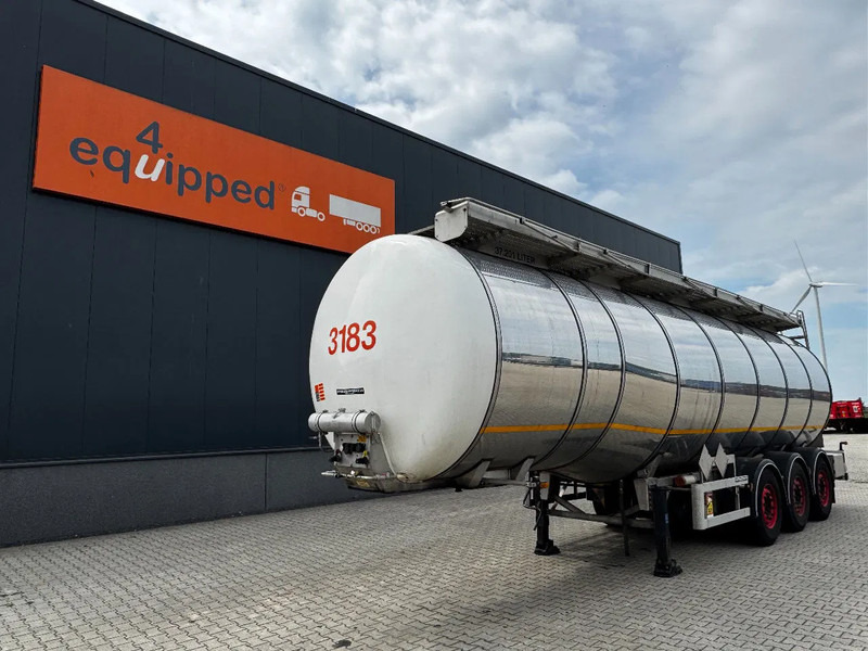 Indox 37.500L / 1-COMP /4-BAFFELS, ADR, L4BH, INOX, NL, APK/ADR till 10/2025, new SAF axles, ALCOA - Sơ mi rơ moóc bồn: hình 1 Indox 37.500L / 1-COMP /4-BAFFELS, ADR, L4BH, INOX, NL, APK/ADR till 10/2025, new SAF axles, ALCOA - Sơ mi rơ moóc bồn: hình 1
