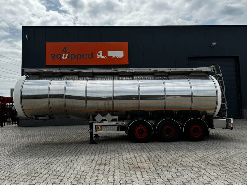 Indox 37.500L / 1-COMP /4-BAFFELS, ADR, L4BH, INOX, NL, APK/ADR till 10/2025, new SAF axles, ALCOA - Sơ mi rơ moóc bồn: hình 2 Indox 37.500L / 1-COMP /4-BAFFELS, ADR, L4BH, INOX, NL, APK/ADR till 10/2025, new SAF axles, ALCOA - Sơ mi rơ moóc bồn: hình 2
