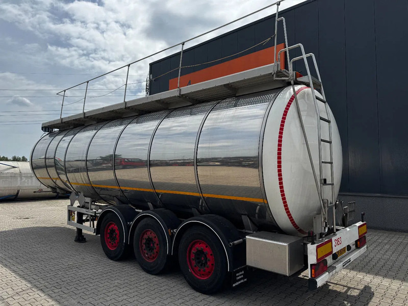 Indox 37.500L / 1-COMP /4-BAFFELS, ADR, L4BH, INOX, NL, APK/ADR till 10/2025, new SAF axles, ALCOA - Sơ mi rơ moóc bồn: hình 3 Indox 37.500L / 1-COMP /4-BAFFELS, ADR, L4BH, INOX, NL, APK/ADR till 10/2025, new SAF axles, ALCOA - Sơ mi rơ moóc bồn: hình 3