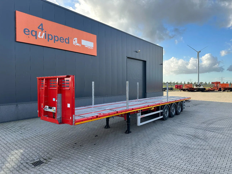Kässbohrer NEU Heavy-Duty Platform, Heckbündig, Twistlocks (1x 40FT / 2x 20FT), ADR (EX/II, EX/III, FL, AT), Rungtasschen, Scheibebremsen - Xe chở container/ Sơ mi rơ moóc hoán đổi thân: hình 1 Kässbohrer NEU Heavy-Duty Platform, Heckbündig, Twistlocks (1x 40FT / 2x 20FT), ADR (EX/II, EX/III, FL, AT), Rungtasschen, Scheibebremsen - Xe chở container/ Sơ mi rơ moóc hoán đổi thân: hình 1