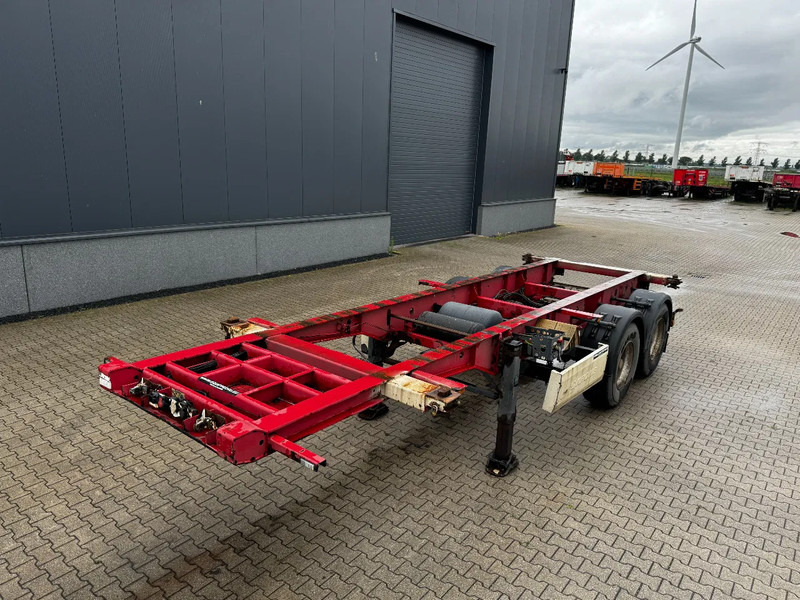 Krone 2-assig 20FT chassis, BPW + trommel, luchtvering, leeggewicht: 3.180kg - Xe chở container/ Sơ mi rơ moóc hoán đổi thân: hình 5 Krone 2-assig 20FT chassis, BPW + trommel, luchtvering, leeggewicht: 3.180kg - Xe chở container/ Sơ mi rơ moóc hoán đổi thân: hình 5