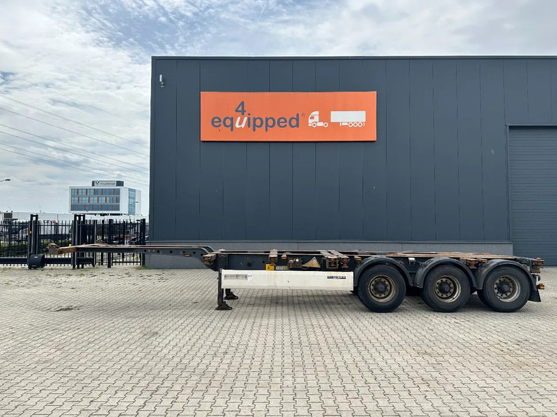 Krone 40FT HC, BPW + drumbrakes, extendable at the rear, NL-chassis - Xe chở container/ Sơ mi rơ moóc hoán đổi thân: hình 4 Krone 40FT HC, BPW + drumbrakes, extendable at the rear, NL-chassis - Xe chở container/ Sơ mi rơ moóc hoán đổi thân: hình 4
