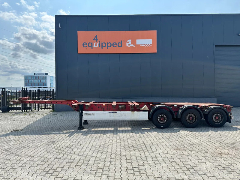 Krone 45FT HC, SAF + disc, extendable front+ rear+ bumper, NL-chassis - Xe chở container/ Sơ mi rơ moóc hoán đổi thân: hình 4 Krone 45FT HC, SAF + disc, extendable front+ rear+ bumper, NL-chassis - Xe chở container/ Sơ mi rơ moóc hoán đổi thân: hình 4