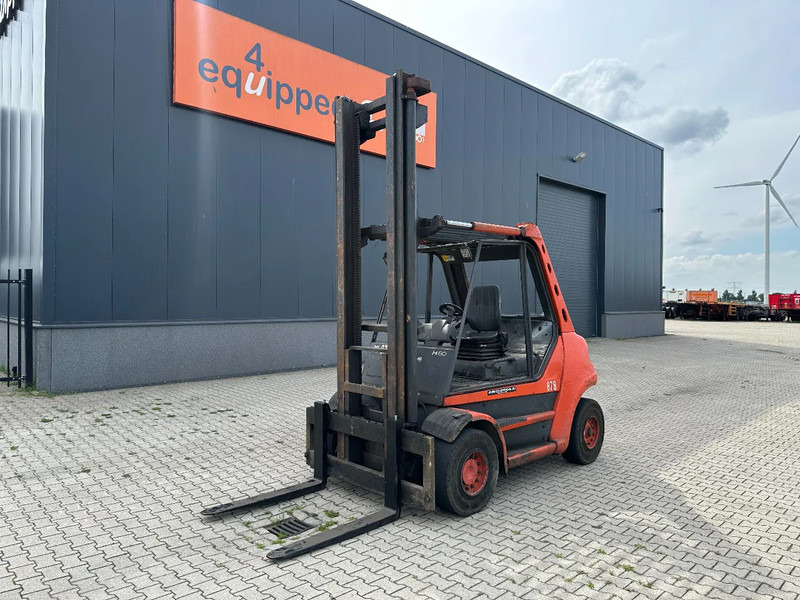 Linde H80D-03 FORKLIFT, 8000KG, duplex, 6 cil. Deutz diesel, 12.200hrs, - Xe nâng diesel: hình 1 Linde H80D-03 FORKLIFT, 8000KG, duplex, 6 cil. Deutz diesel, 12.200hrs, - Xe nâng diesel: hình 1