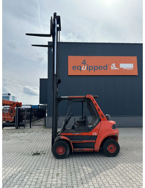 Linde H80D-03 FORKLIFT, 8000KG, duplex, 6 cil. Deutz diesel, 12.200hrs, - Xe nâng diesel: hình 4 Linde H80D-03 FORKLIFT, 8000KG, duplex, 6 cil. Deutz diesel, 12.200hrs, - Xe nâng diesel: hình 4