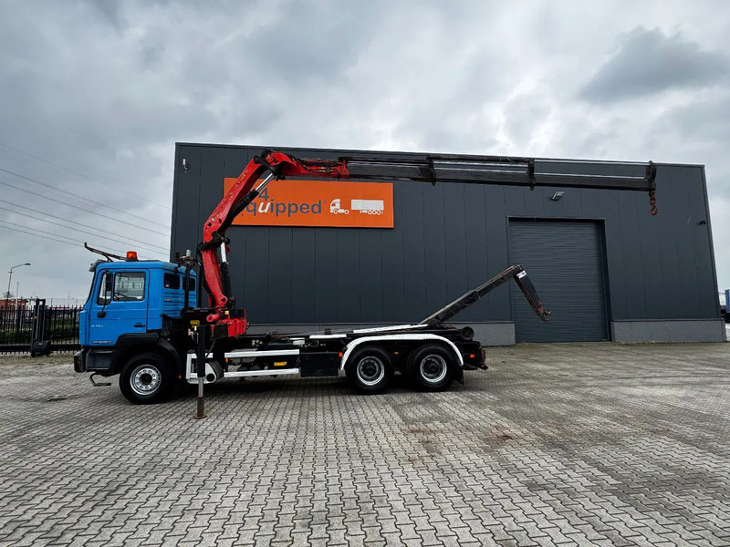 MAN FE 410A, 6x4, EURO-2, Palfinger 17000 Crane + VDL HOOK, full spring, manual gearbox, MOT 9/2025 - Xe tải nâng móc, Xe cẩu tự hành: hình 2 MAN FE 410A, 6x4, EURO-2, Palfinger 17000 Crane + VDL HOOK, full spring, manual gearbox, MOT 9/2025 - Xe tải nâng móc, Xe cẩu tự hành: hình 2