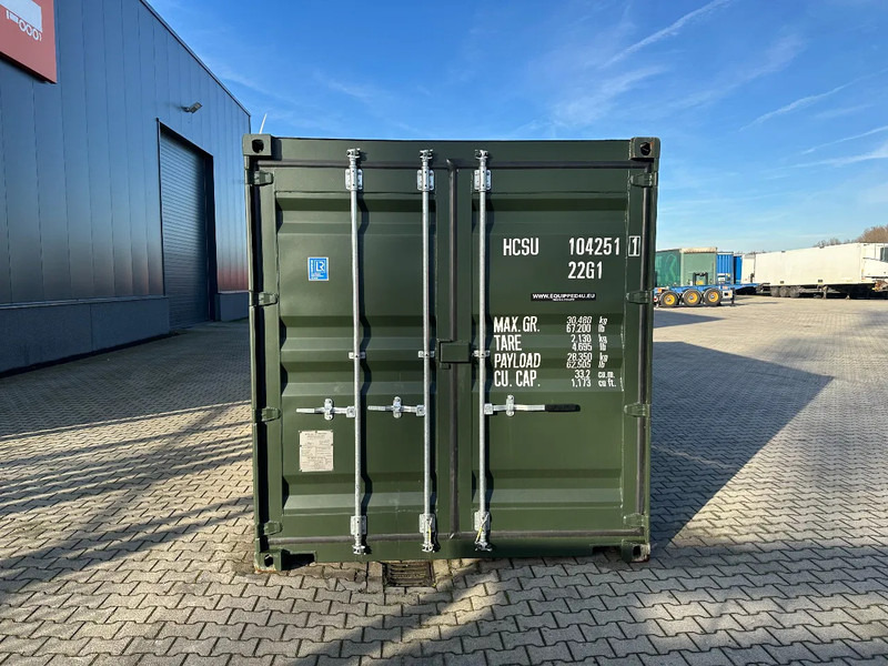 Container biển Onbekend TOP 20FT DV 8'6" containers ONE-WAY, 2x available, darkgreen: hình 7