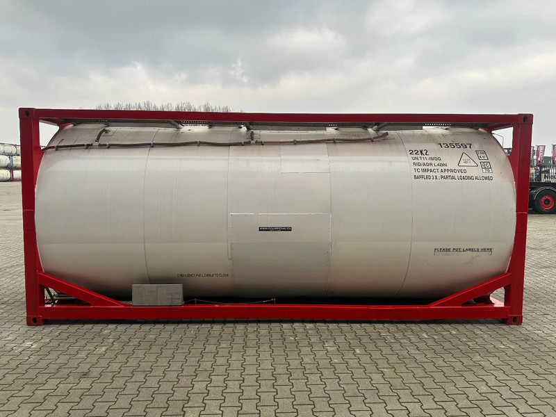 SINGAMAS 20FT ISO, 26.000L/1-COMP/3 BAFFELS/3 manholes, 5Y: 08-2027, L4BN, T11 - Bồn chứa: hình 3 SINGAMAS 20FT ISO, 26.000L/1-COMP/3 BAFFELS/3 manholes, 5Y: 08-2027, L4BN, T11 - Bồn chứa: hình 3