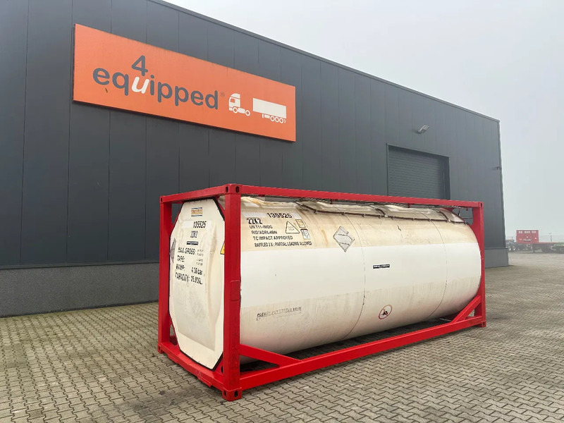 SINGAMAS 20FT ISO, 26.000L/1-COMP/3 BAFFELS/3 manholes, 5Y inspection: 06/2027 - Bồn chứa: hình 1 SINGAMAS 20FT ISO, 26.000L/1-COMP/3 BAFFELS/3 manholes, 5Y inspection: 06/2027 - Bồn chứa: hình 1