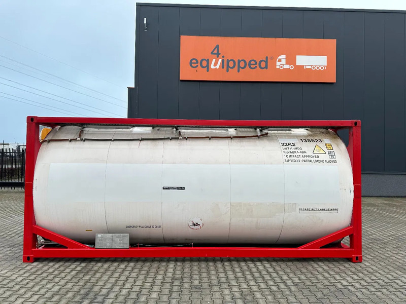 SINGAMAS 20FT ISO, 26.000L/1-COMP/3 BAFFELS/3 manholes, 5Y inspection: 06/2027 - Bồn chứa: hình 2 SINGAMAS 20FT ISO, 26.000L/1-COMP/3 BAFFELS/3 manholes, 5Y inspection: 06/2027 - Bồn chứa: hình 2