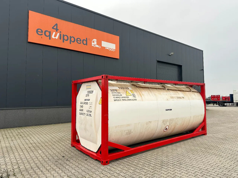 SINGAMAS 20FT ISO, 26.000L/1-COMP/3 BAFFELS/3 manholes, 5Y inspection: 06/2027 - Bồn chứa: hình 1 SINGAMAS 20FT ISO, 26.000L/1-COMP/3 BAFFELS/3 manholes, 5Y inspection: 06/2027 - Bồn chứa: hình 1