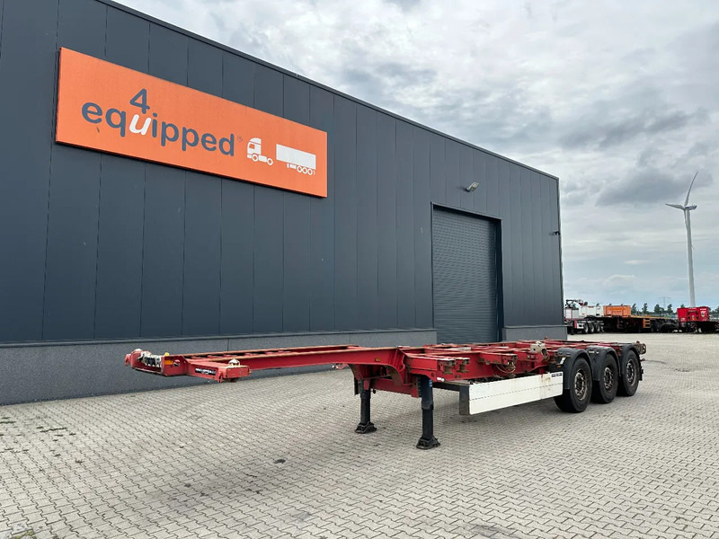 Schmitz Cargobull SCF 24 G 40FT HC-chassis, discbrakes, 2x liftaxle, extendable at the rear, NL-chassis - Xe chở container/ Sơ mi rơ moóc hoán đổi thân: hình 2 Schmitz Cargobull SCF 24 G 40FT HC-chassis, discbrakes, 2x liftaxle, extendable at the rear, NL-chassis - Xe chở container/ Sơ mi rơ moóc hoán đổi thân: hình 2