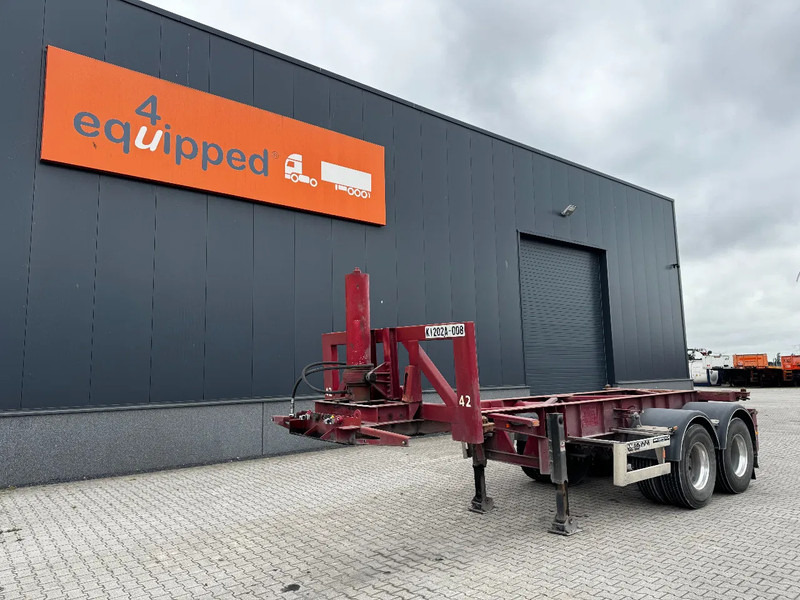 Van Hool 2 AXLE 20FT TIPPING-CHASSIS, TWIN-TIRES, BPW + DRUM, ALCOA - Xe chở container/ Sơ mi rơ moóc hoán đổi thân: hình 1 Van Hool 2 AXLE 20FT TIPPING-CHASSIS, TWIN-TIRES, BPW + DRUM, ALCOA - Xe chở container/ Sơ mi rơ moóc hoán đổi thân: hình 1