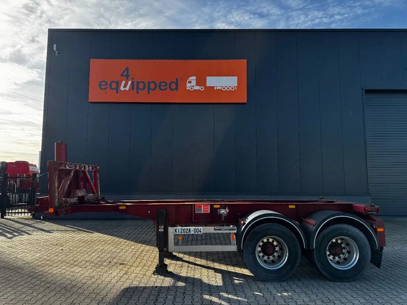 Van Hool 2 AXLE 20FT TIPPING-CHASSIS / TWIN-TIRES / BPW + DRUM / ALCOA / NL-trailer / APK - Xe chở container/ Sơ mi rơ moóc hoán đổi thân: hình 2 Van Hool 2 AXLE 20FT TIPPING-CHASSIS / TWIN-TIRES / BPW + DRUM / ALCOA / NL-trailer / APK - Xe chở container/ Sơ mi rơ moóc hoán đổi thân: hình 2