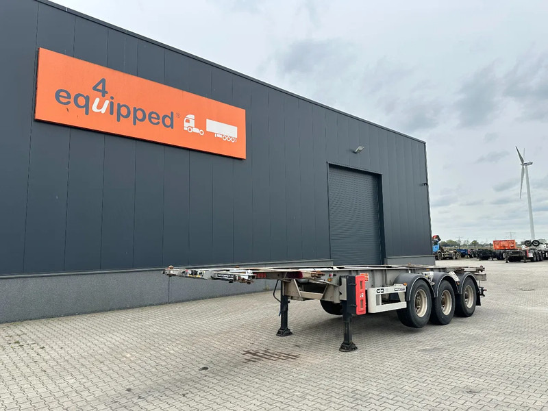 Van Hool 20FT/30FT, ADR (EX/II, EX/III, FL, AT), BPW + drum, ALCOA, galvanized, liftaxle, NL-Chassis - Xe chở container/ Sơ mi rơ moóc hoán đổi thân: hình 1 Van Hool 20FT/30FT, ADR (EX/II, EX/III, FL, AT), BPW + drum, ALCOA, galvanized, liftaxle, NL-Chassis - Xe chở container/ Sơ mi rơ moóc hoán đổi thân: hình 1