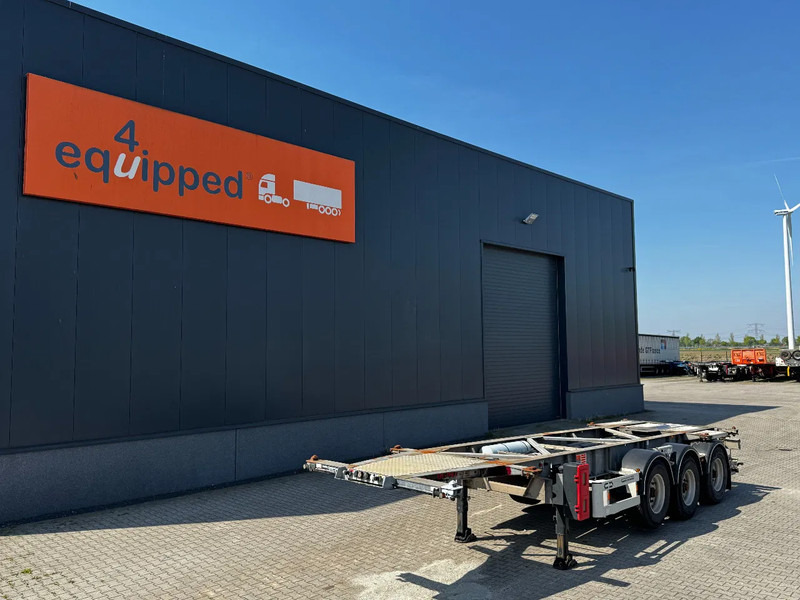 Van Hool 20FT/30FT, ADR (EX/II, EX/III, FL, AT), BPW + drum, ALCOA, galvanized, liftaxle, NL-Chassis - Xe chở container/ Sơ mi rơ moóc hoán đổi thân: hình 1 Van Hool 20FT/30FT, ADR (EX/II, EX/III, FL, AT), BPW + drum, ALCOA, galvanized, liftaxle, NL-Chassis - Xe chở container/ Sơ mi rơ moóc hoán đổi thân: hình 1