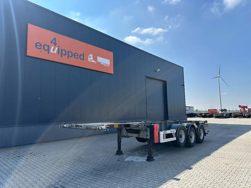 Van Hool 20FT/30FT, ADR (EX/II, EX/III, FL, AT), BPW + drum, ALCOA, galvanized, liftaxle, NL-Chassis - Xe chở container/ Sơ mi rơ moóc hoán đổi thân: hình 1 Van Hool 20FT/30FT, ADR (EX/II, EX/III, FL, AT), BPW + drum, ALCOA, galvanized, liftaxle, NL-Chassis - Xe chở container/ Sơ mi rơ moóc hoán đổi thân: hình 1