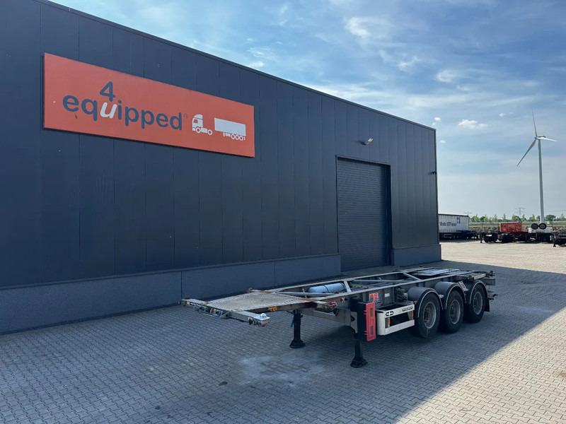 Van Hool 20FT/30FT, ADR (EX/II, EX/III, FL, OX, AT), BPW + drum, ALCOA, galvanized, liftaxle, NL-Chassis - Xe chở container/ Sơ mi rơ moóc hoán đổi thân: hình 1 Van Hool 20FT/30FT, ADR (EX/II, EX/III, FL, OX, AT), BPW + drum, ALCOA, galvanized, liftaxle, NL-Chassis - Xe chở container/ Sơ mi rơ moóc hoán đổi thân: hình 1