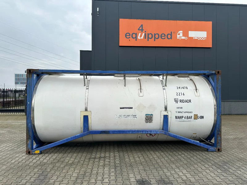 Welfit Oddy 20FT ISO, 23.910L / 1-COMP. , T11, valid 5Y inspection till 03/2026 - Bồn chứa: hình 2 Welfit Oddy 20FT ISO, 23.910L / 1-COMP. , T11, valid 5Y inspection till 03/2026 - Bồn chứa: hình 2