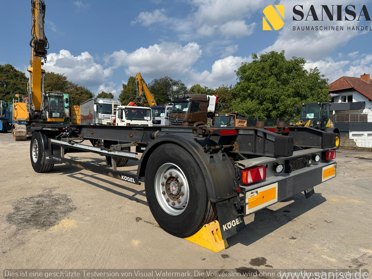 KÖGEL AW18/Wechselfahrgestell/BDF/Pneumatik - Rơ moóc khung gầm: hình 3 KÖGEL AW18/Wechselfahrgestell/BDF/Pneumatik - Rơ moóc khung gầm: hình 3