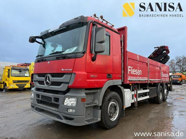 Mercedes-Benz Actros 2541/Kran/PK 34002-SH E/FlyJib/Funk/31Met - Xe tải thùng lửng/ Phẳng: hình 1 Mercedes-Benz Actros 2541/Kran/PK 34002-SH E/FlyJib/Funk/31Met - Xe tải thùng lửng/ Phẳng: hình 1