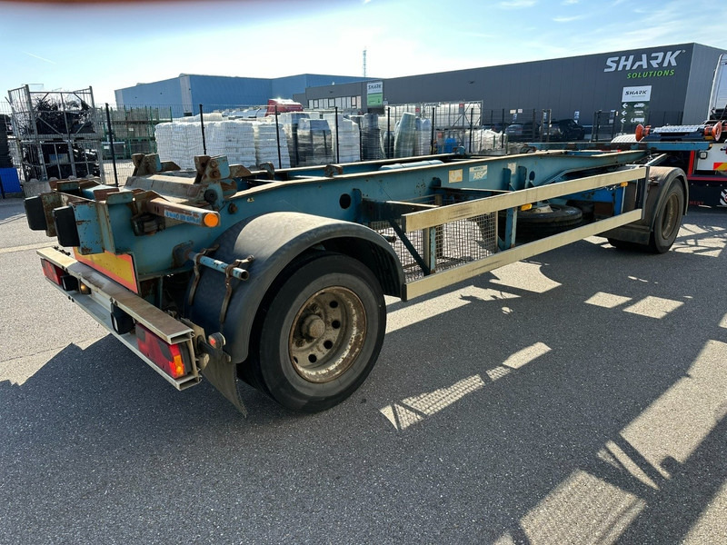 AJK AEEL/10-20 - 20T CONTAINERAANHANGER LUCHTVERING - DRUM BRAKES - AIR SUSP. - GIGANT ASSEN - 40mm - BELGISCHE PAPIEREN - Xe chở container/ Rơ moóc hoán đổi thân: hình 5 AJK AEEL/10-20 - 20T CONTAINERAANHANGER LUCHTVERING - DRUM BRAKES - AIR SUSP. - GIGANT ASSEN - 40mm - BELGISCHE PAPIEREN - Xe chở container/ Rơ moóc hoán đổi thân: hình 5