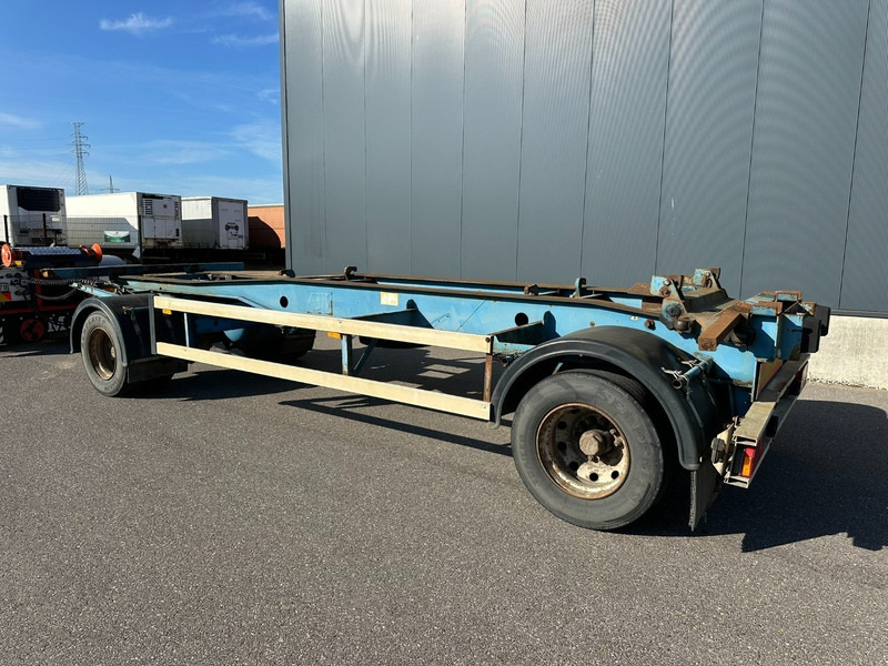 AJK AEEL/10-20 - 20T CONTAINERAANHANGER LUCHTVERING - DRUM BRAKES - AIR SUSP. - GIGANT ASSEN - 40mm - BELGISCHE PAPIEREN - Xe chở container/ Rơ moóc hoán đổi thân: hình 3 AJK AEEL/10-20 - 20T CONTAINERAANHANGER LUCHTVERING - DRUM BRAKES - AIR SUSP. - GIGANT ASSEN - 40mm - BELGISCHE PAPIEREN - Xe chở container/ Rơ moóc hoán đổi thân: hình 3