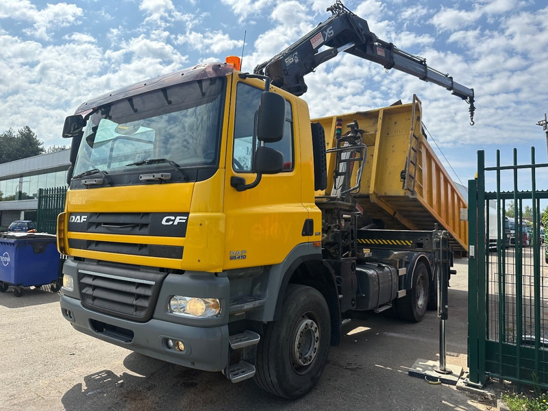 DAF CF 85.410 6X4 21T HOOKLIFT + CRANE HIAB 166-3 HIPRO + ROTATOR - 5/6F - RETARDER - TÜV 10/2025 - EURO 5 - BE TRUCK - Xe tải nâng móc, Xe cẩu tự hành: hình 4 DAF CF 85.410 6X4 21T HOOKLIFT + CRANE HIAB 166-3 HIPRO + ROTATOR - 5/6F - RETARDER - TÜV 10/2025 - EURO 5 - BE TRUCK - Xe tải nâng móc, Xe cẩu tự hành: hình 4
