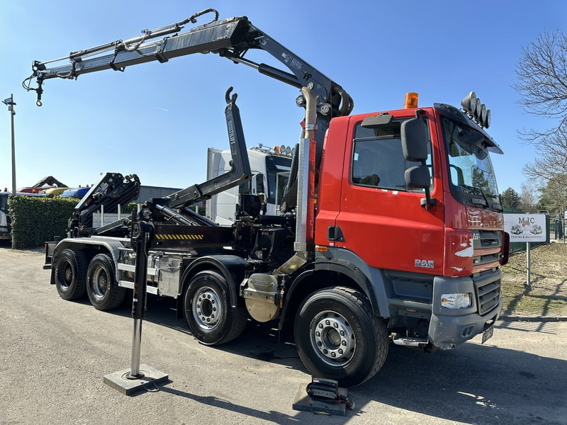 DAF CF 85.410 8x4 HOOKLIFT + CRANE HIAB 244 EP-3 HIDUO - Radio - Rotator - RETARDER - EURO 4 - BIG AXLES HUB REDUCTION - Xe tải nâng móc, Xe cẩu tự hành: hình 1 DAF CF 85.410 8x4 HOOKLIFT + CRANE HIAB 244 EP-3 HIDUO - Radio - Rotator - RETARDER - EURO 4 - BIG AXLES HUB REDUCTION - Xe tải nâng móc, Xe cẩu tự hành: hình 1