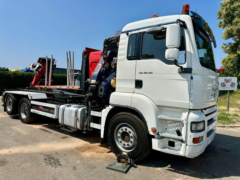 MAN TGA 26.310 6X2 HOOKLIFT + CRANE COPMA 160.4 + JIB J2 + WINCH - RADIO - LIFT + STEERING AXLE - EURO 3 - BE - Xe cẩu tự hành: hình 2 MAN TGA 26.310 6X2 HOOKLIFT + CRANE COPMA 160.4 + JIB J2 + WINCH - RADIO - LIFT + STEERING AXLE - EURO 3 - BE - Xe cẩu tự hành: hình 2