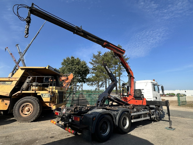 MAN TGA 33.360 6x4 HAAKSYSTEEM + KRAAN PALFINGER PK 15002 - MANUEEL - BLADVERIGN - NAAFREDUCTIE - BE TRUCK - Xe tải nâng móc, Xe cẩu tự hành: hình 4 MAN TGA 33.360 6x4 HAAKSYSTEEM + KRAAN PALFINGER PK 15002 - MANUEEL - BLADVERIGN - NAAFREDUCTIE - BE TRUCK - Xe tải nâng móc, Xe cẩu tự hành: hình 4