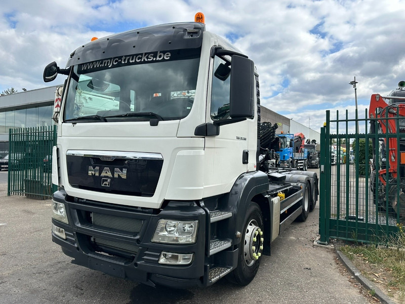 MAN TGS 28.360 6x2 HOOKLIFT 21T HIAB MULTILIFT XR21-S51 - LIFT AXLE - BE TRUCK - Xe tải nâng móc: hình 2 MAN TGS 28.360 6x2 HOOKLIFT 21T HIAB MULTILIFT XR21-S51 - LIFT AXLE - BE TRUCK - Xe tải nâng móc: hình 2