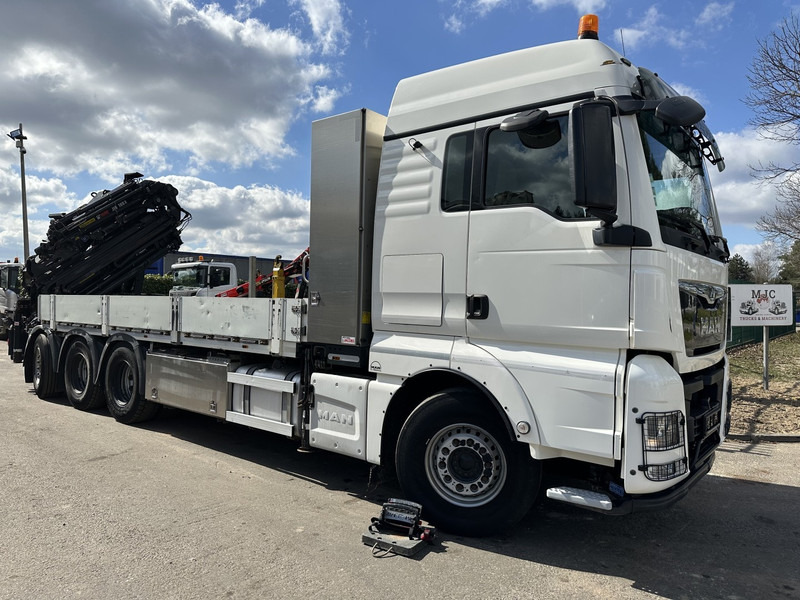 MAN TGX 35.420 8x4-4 TRIDEM PRTISCHE 6m40 + KRAN (26m!) HIAB X-HIPRO 408 E-5 + JIB 100X-5 - *306.245km* - BE TRUCK - Xe tải thùng lửng/ Phẳng, Xe cẩu tự hành: hình 1 MAN TGX 35.420 8x4-4 TRIDEM PRTISCHE 6m40 + KRAN (26m!) HIAB X-HIPRO 408 E-5 + JIB 100X-5 - *306.245km* - BE TRUCK - Xe tải thùng lửng/ Phẳng, Xe cẩu tự hành: hình 1