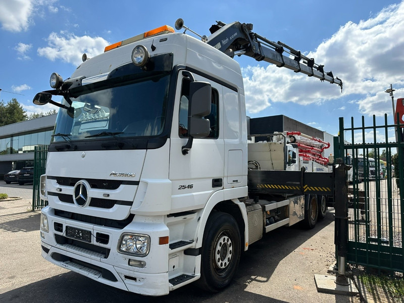 Mercedes-Benz ACTROS 2546 6x2 PRITSCHE + KRAN HIAB 422 EP-6 HIPRO - *415.000km* - PLATFORM 6m50 - LIFT AXLE - MP 3 - EURO 5 - BELGIAN PAPERS - Xe tải thùng lửng/ Phẳng, Xe cẩu tự hành: hình 3 Mercedes-Benz ACTROS 2546 6x2 PRITSCHE + KRAN HIAB 422 EP-6 HIPRO - *415.000km* - PLATFORM 6m50 - LIFT AXLE - MP 3 - EURO 5 - BELGIAN PAPERS - Xe tải thùng lửng/ Phẳng, Xe cẩu tự hành: hình 3