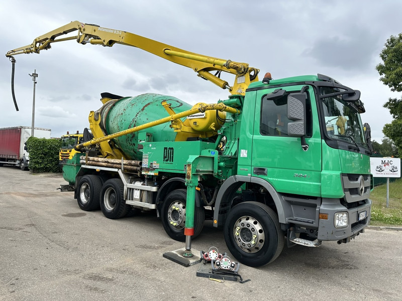 Mercedes-Benz ACTROS 3241 8x4 PUMI PM M 21-3 (21m) Putzmeister - *238.000km* / 1586H - EPS - BLADVERING / NAAFREDUCTIE - Xe bơm bê tông: hình 1 Mercedes-Benz ACTROS 3241 8x4 PUMI PM M 21-3 (21m) Putzmeister - *238.000km* / 1586H - EPS - BLADVERING / NAAFREDUCTIE - Xe bơm bê tông: hình 1