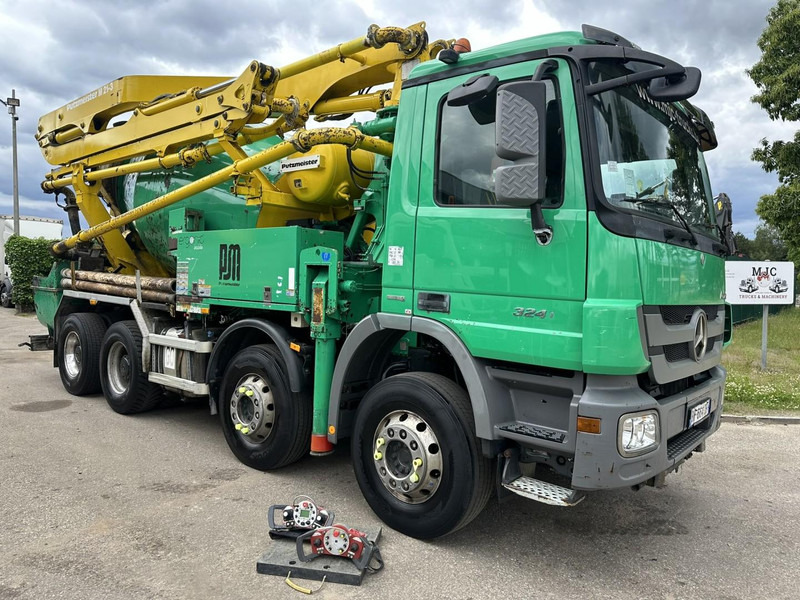 Mercedes-Benz ACTROS 3241 8x4 PUMI PM M 21-3 (21m) Putzmeister - *238.000km* / 1586H - EPS - BLADVERING / NAAFREDUCTIE - Xe bơm bê tông: hình 2 Mercedes-Benz ACTROS 3241 8x4 PUMI PM M 21-3 (21m) Putzmeister - *238.000km* / 1586H - EPS - BLADVERING / NAAFREDUCTIE - Xe bơm bê tông: hình 2