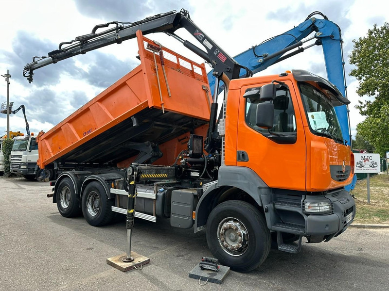 Renault KERAX 380 DXI 6x4 TIPPER + CRANE HIAB 144 B-3 - RADIO - *246.000km* - RETARDER - BORDMATIC - EURO 5 - Xe ben, Xe cẩu tự hành: hình 1 Renault KERAX 380 DXI 6x4 TIPPER + CRANE HIAB 144 B-3 - RADIO - *246.000km* - RETARDER - BORDMATIC - EURO 5 - Xe ben, Xe cẩu tự hành: hình 1