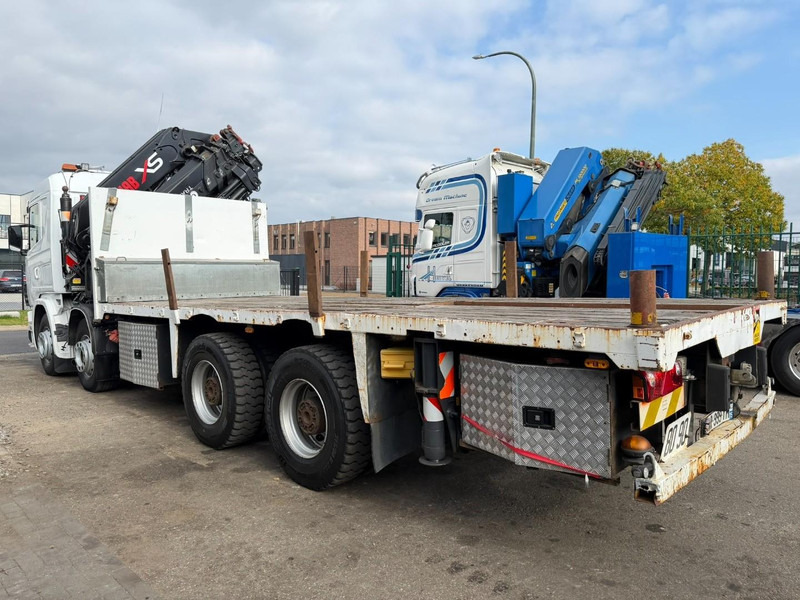 Scania 114C-380 8x4 PRITSCHE + KRAN HIAB 700 E-5 - PLATFORM 6m80 + TWISTLOCKS - MANUAL - RETARDER - STEEL SPRING / BIG AXLE HUB REDUCTION - AP ACHSEN - Xe tải thùng lửng/ Phẳng, Xe cẩu tự hành: hình 5 Scania 114C-380 8x4 PRITSCHE + KRAN HIAB 700 E-5 - PLATFORM 6m80 + TWISTLOCKS - MANUAL - RETARDER - STEEL SPRING / BIG AXLE HUB REDUCTION - AP ACHSEN - Xe tải thùng lửng/ Phẳng, Xe cẩu tự hành: hình 5