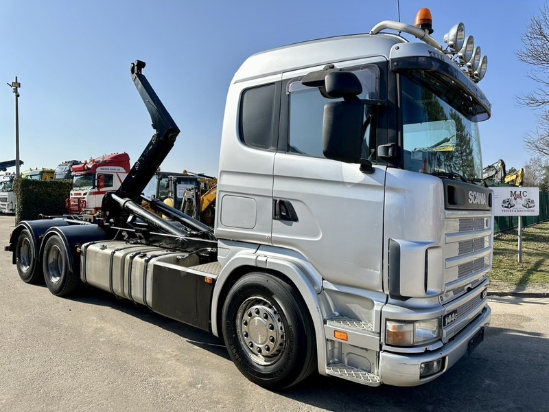 Scania 144G-530 V8 6x4 HOOKLIFT 20T MEILLER -VOL LUCHT - OPTI-CRUISE - CR19 SLAAPCABINE - Xe tải nâng móc: hình 1 Scania 144G-530 V8 6x4 HOOKLIFT 20T MEILLER -VOL LUCHT - OPTI-CRUISE - CR19 SLAAPCABINE - Xe tải nâng móc: hình 1